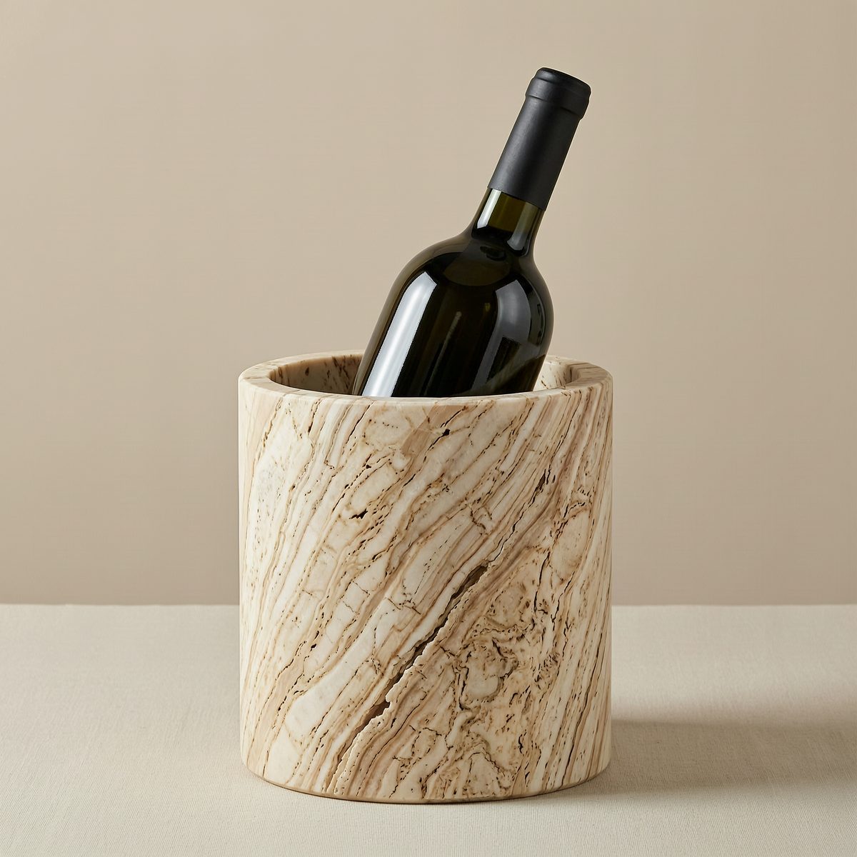 Travertine Wine Cooler - overall
