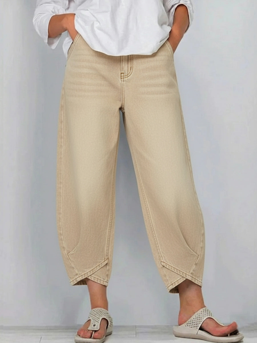 New Arrivals🔥 Women's Casual Simple Denim Cotton Pants