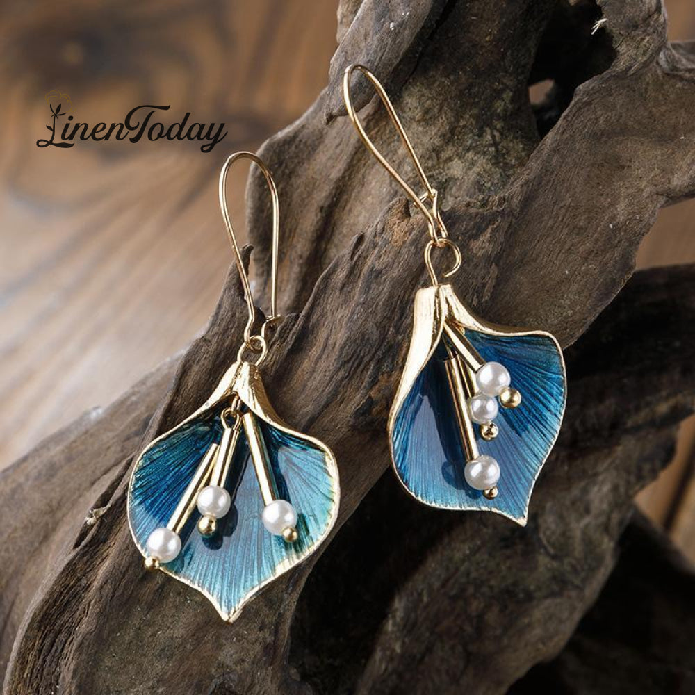 Pearl tassel ear jewelry long accessories