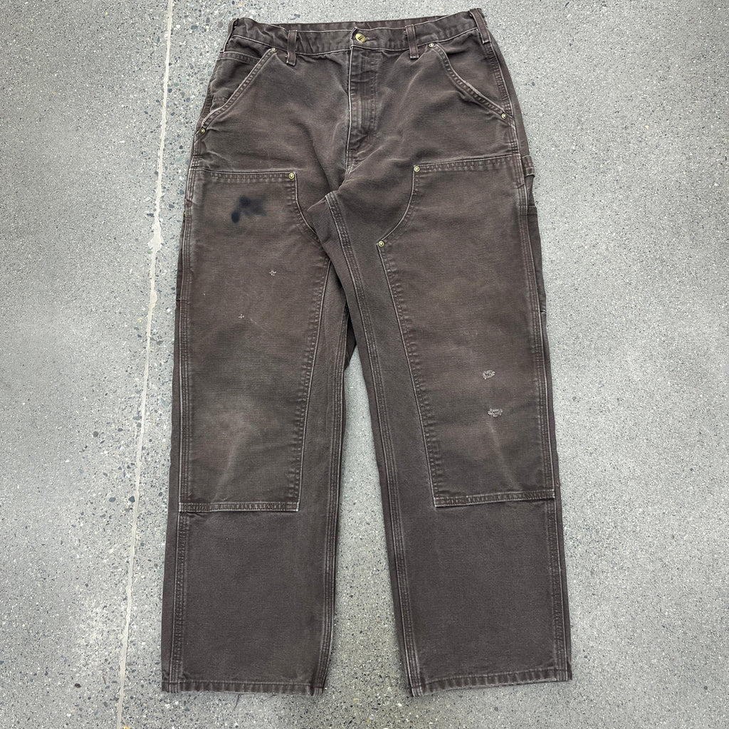 Vintage Carhartt Workwear Pants Brown SZ 33 x 30