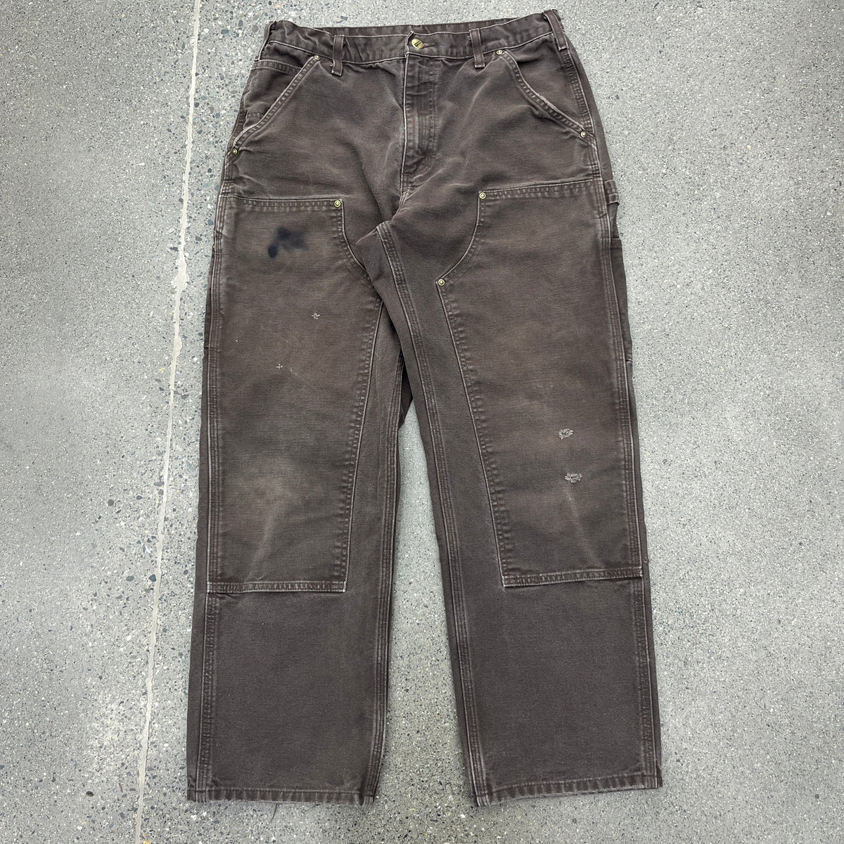 Vintage Carhartt Workwear Pants Brown SZ 33 x 30