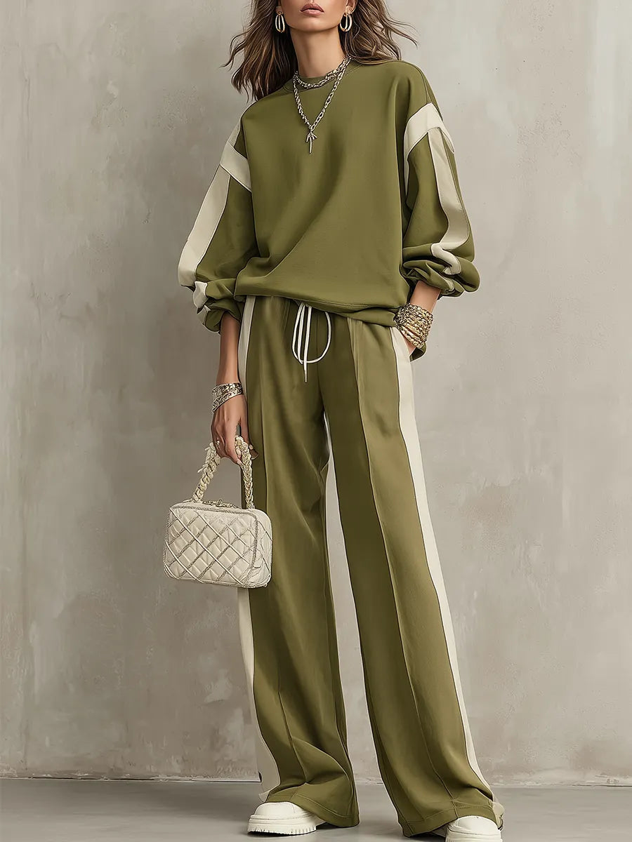 Bohemian Olive Green Tracksuit