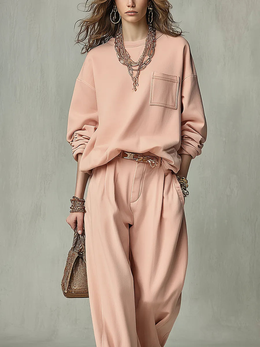 Bohemian Soft Pink Suit