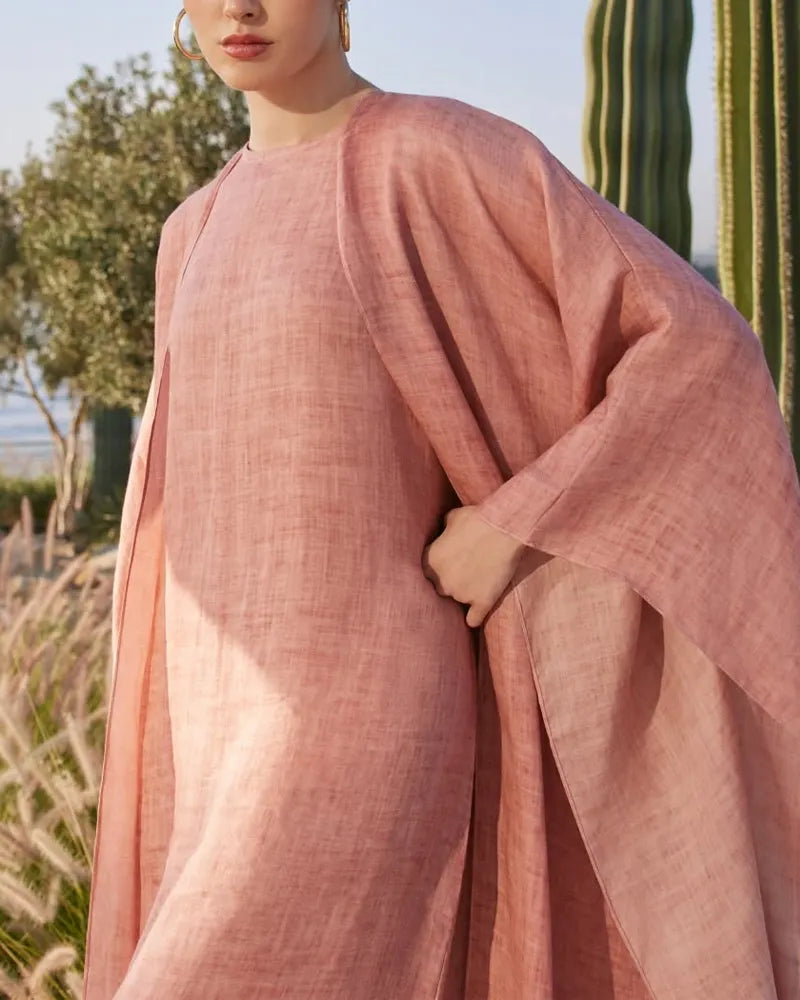 Casual Dress & Gown Cardigan Two-Piece Set