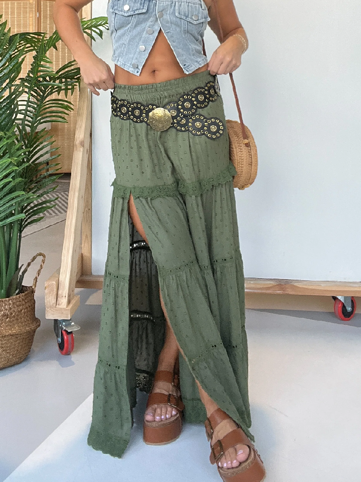 Make Waves Maxi Skirt