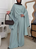 Jelly color casual two-piece set