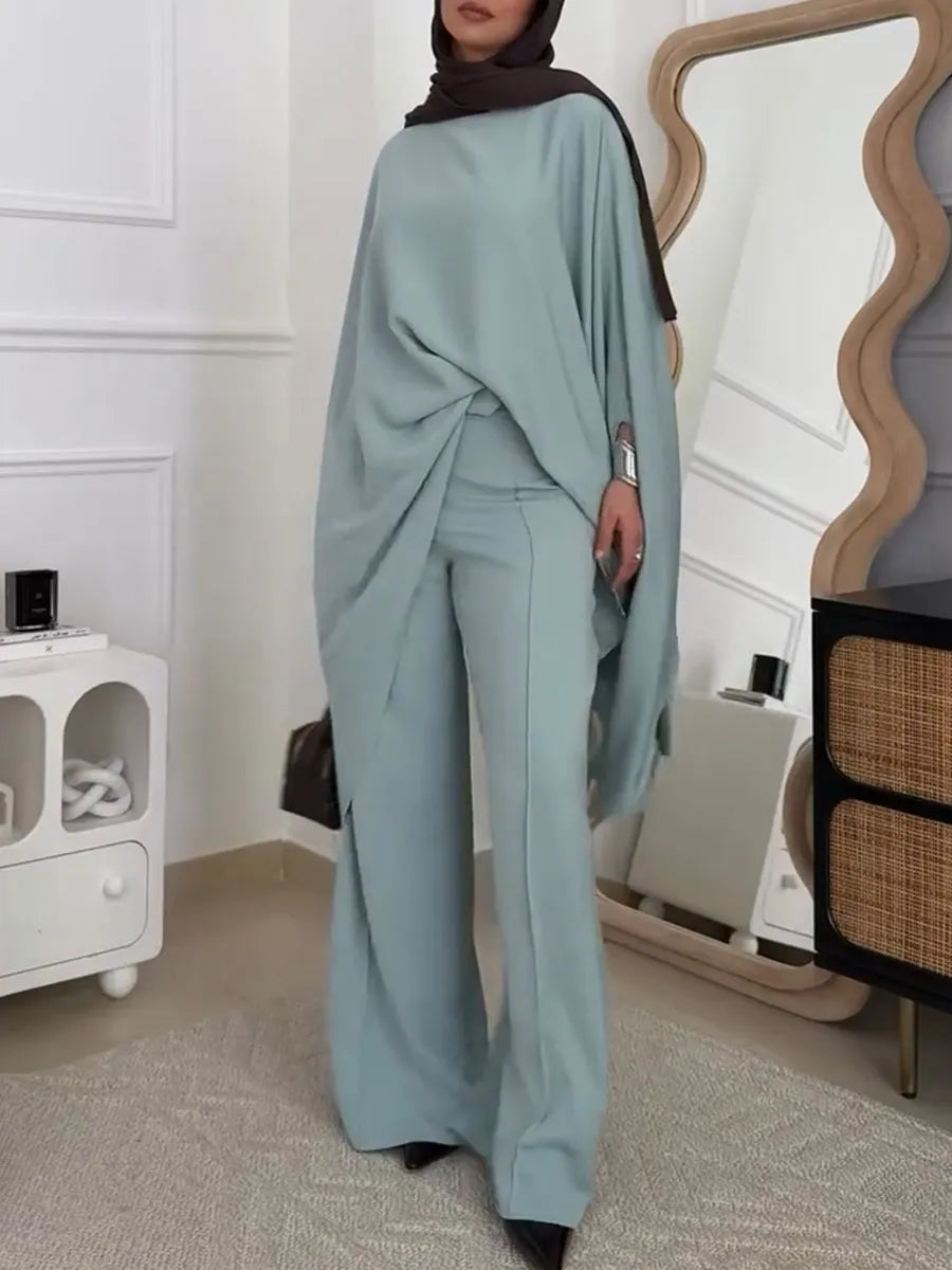 Jelly color casual two-piece set