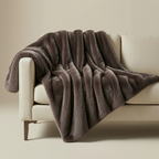 Luxe Vegan Fur Throw - scene