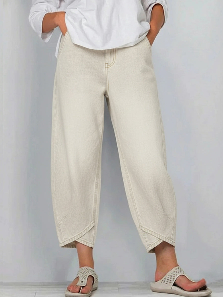 New Arrivals🔥 Women's Casual Simple Denim Cotton Pants