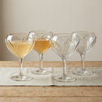 Petal Cocktail Glass - Set of 4 - overall