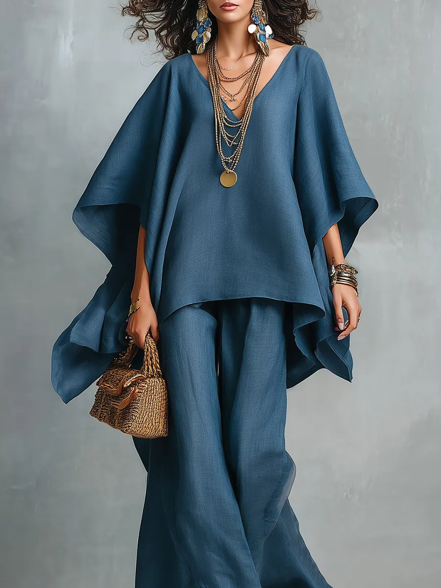 Bohemian Blue Relaxed Suit