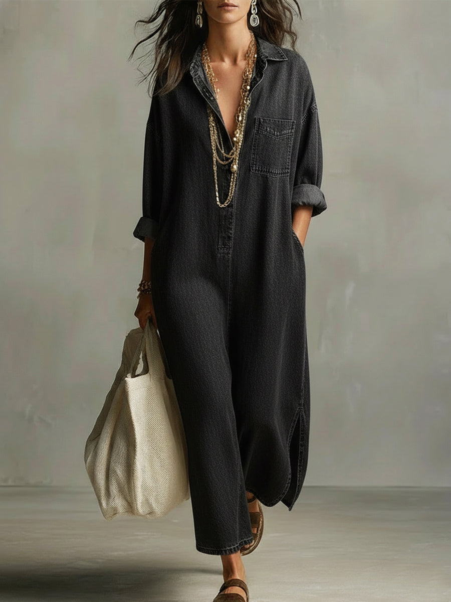Women's Casual Cozy Denim Dress