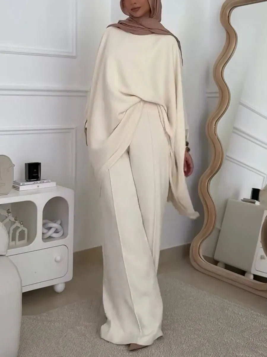 Jelly color casual two-piece set