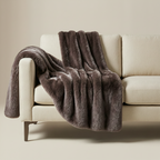 Luxe Vegan Fur Throw - overall