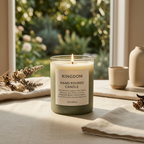 Kingdom Hand Poured Candle - scene