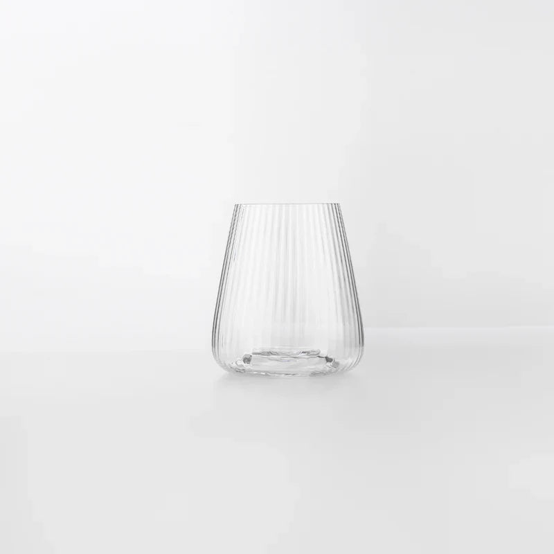 Melted Crystal Stemless Glass- Set of 4