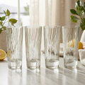 Ripple Long Drink Glasses (Set of 4) - scene