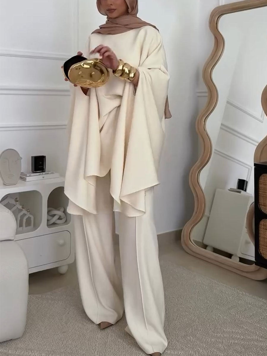 Jelly color casual two-piece set