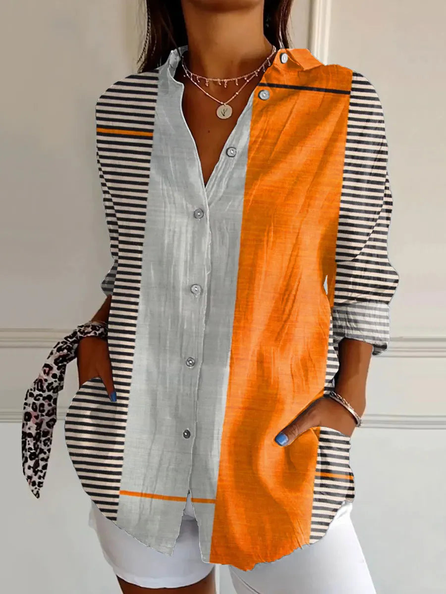 Women's Vintage Boho Geometry Art Print Casual Dress