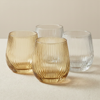 Petal Stemless Glass - Set of 4 - overall