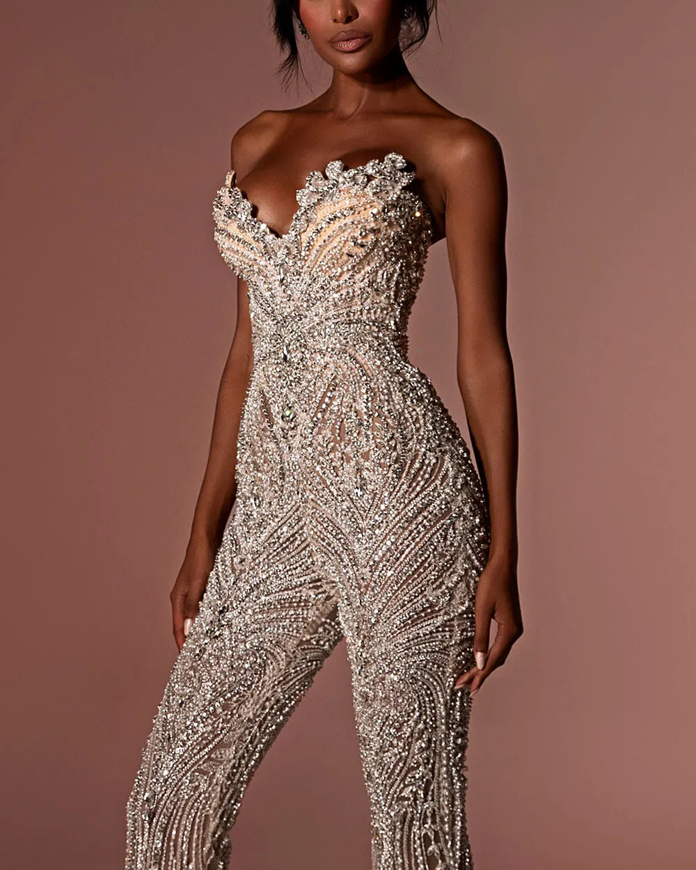 Corset Bridal Jumpsuit