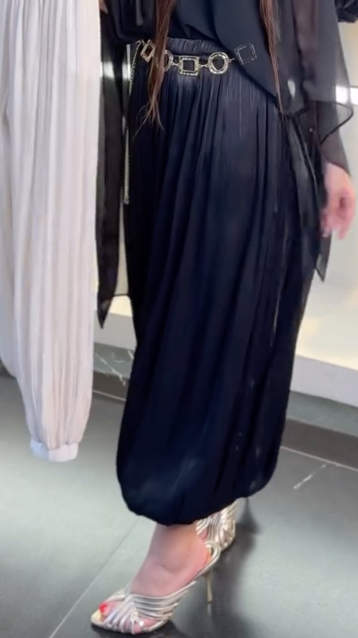 Pleated Harem Pants