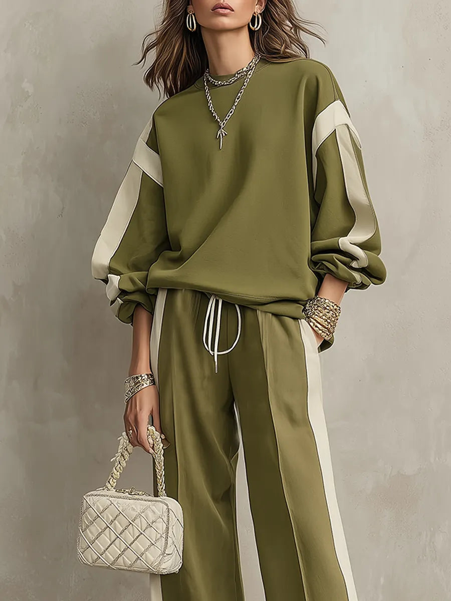 Bohemian Olive Green Tracksuit