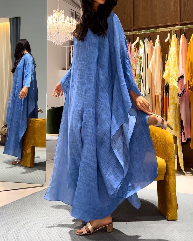 Casual Dress & Gown Cardigan Two-Piece Set