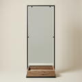 Charm Mirror with Tray - overall