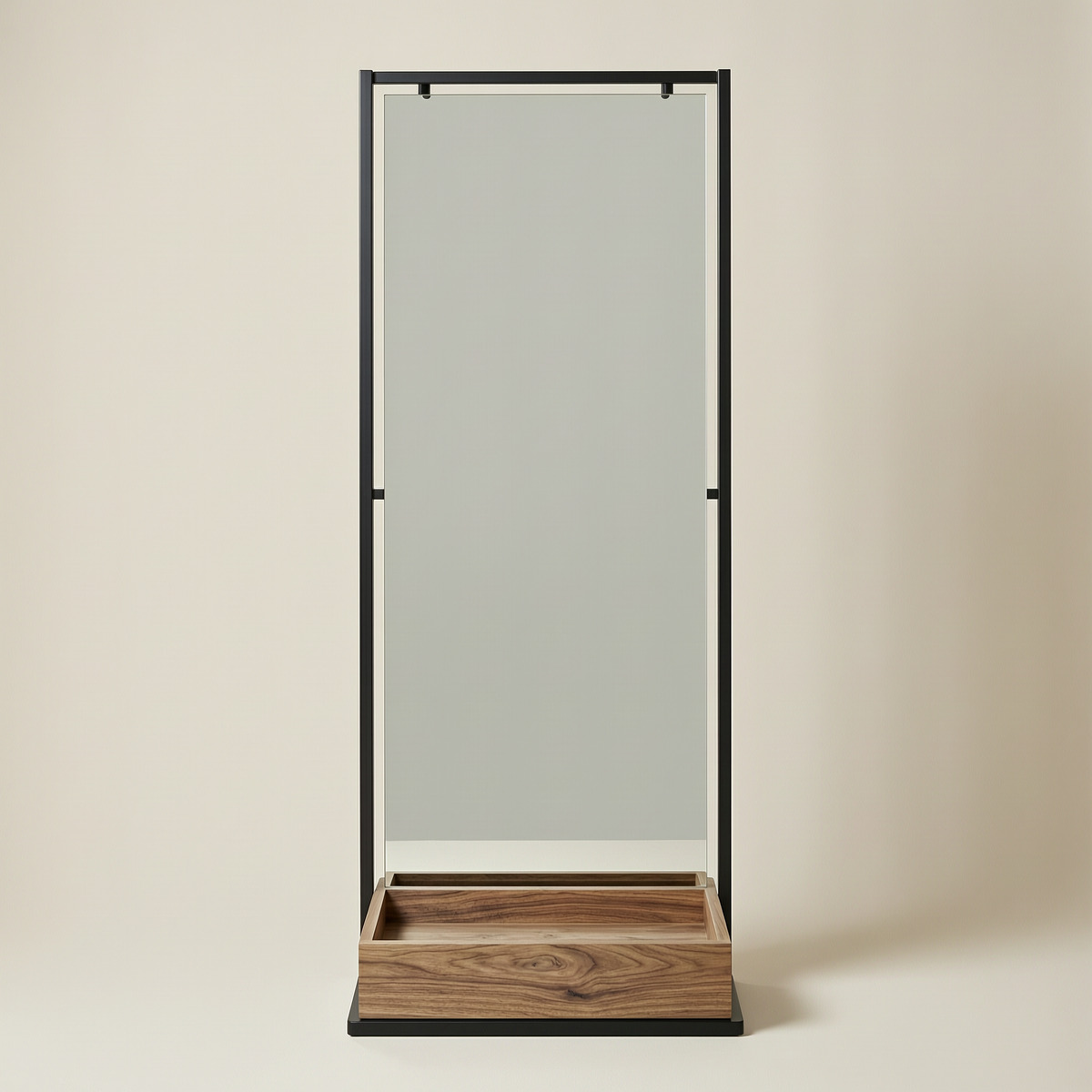 Charm Mirror with Tray - overall