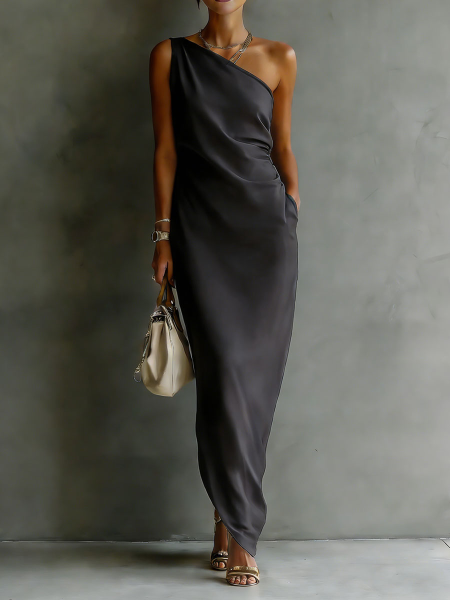 Women's Casual Off-the-shoulder Dress